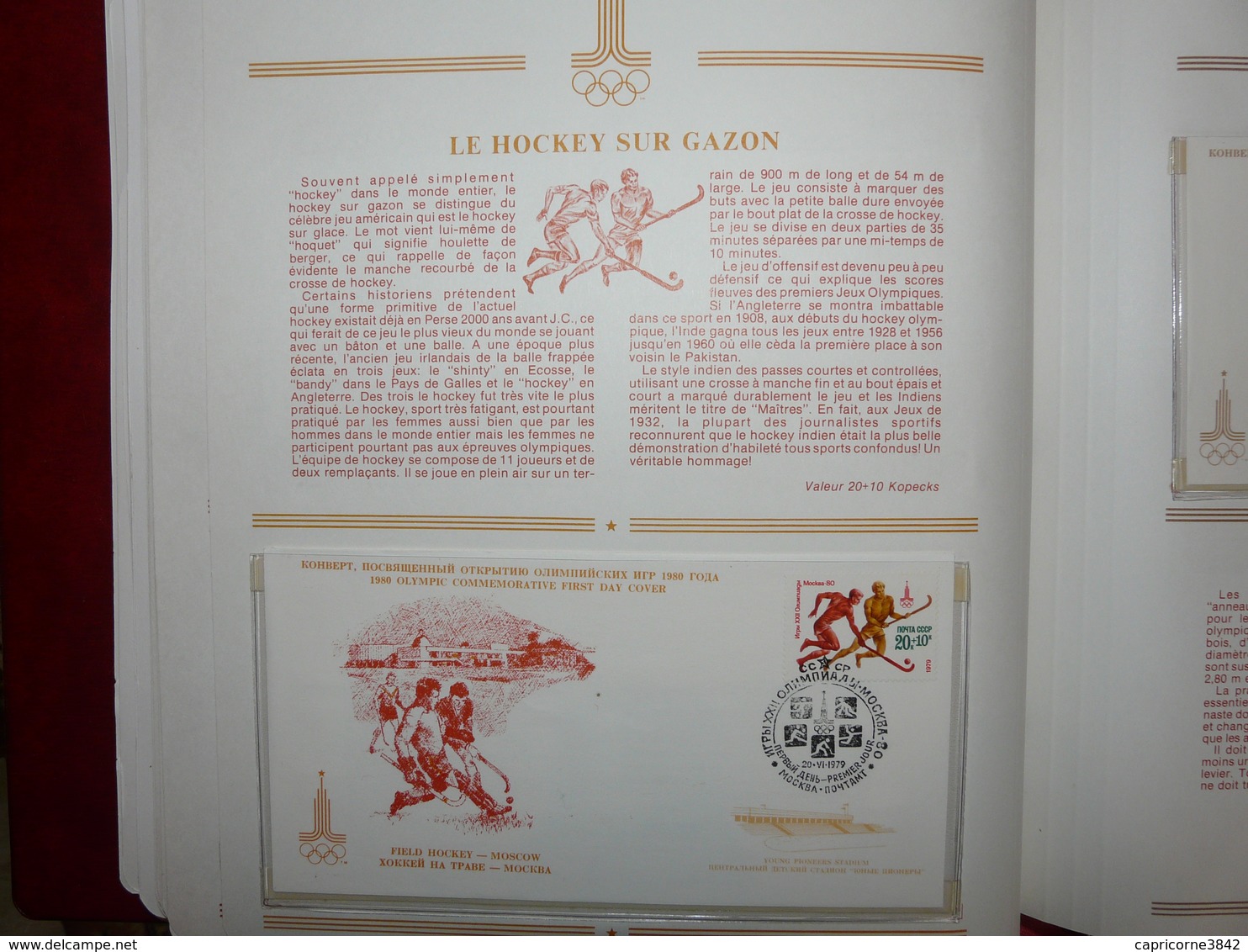 Album des "Jeux Olympiques de MOSCOU 1980" complet.