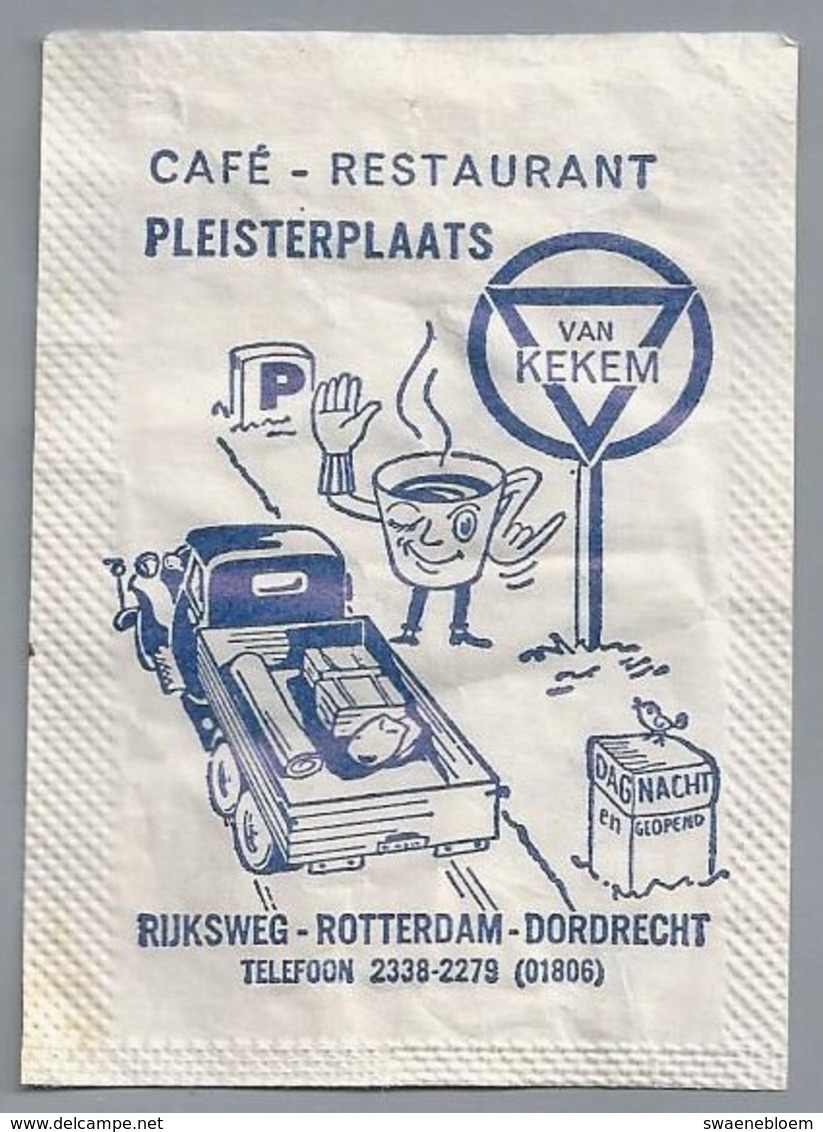 Suikerzakje.- Rijksweg ROTTERDAM - DORDRECHT. CAFÉ - RESTAURANT - PLEISTERPLAATS -. Vrachtwagen - Suiker