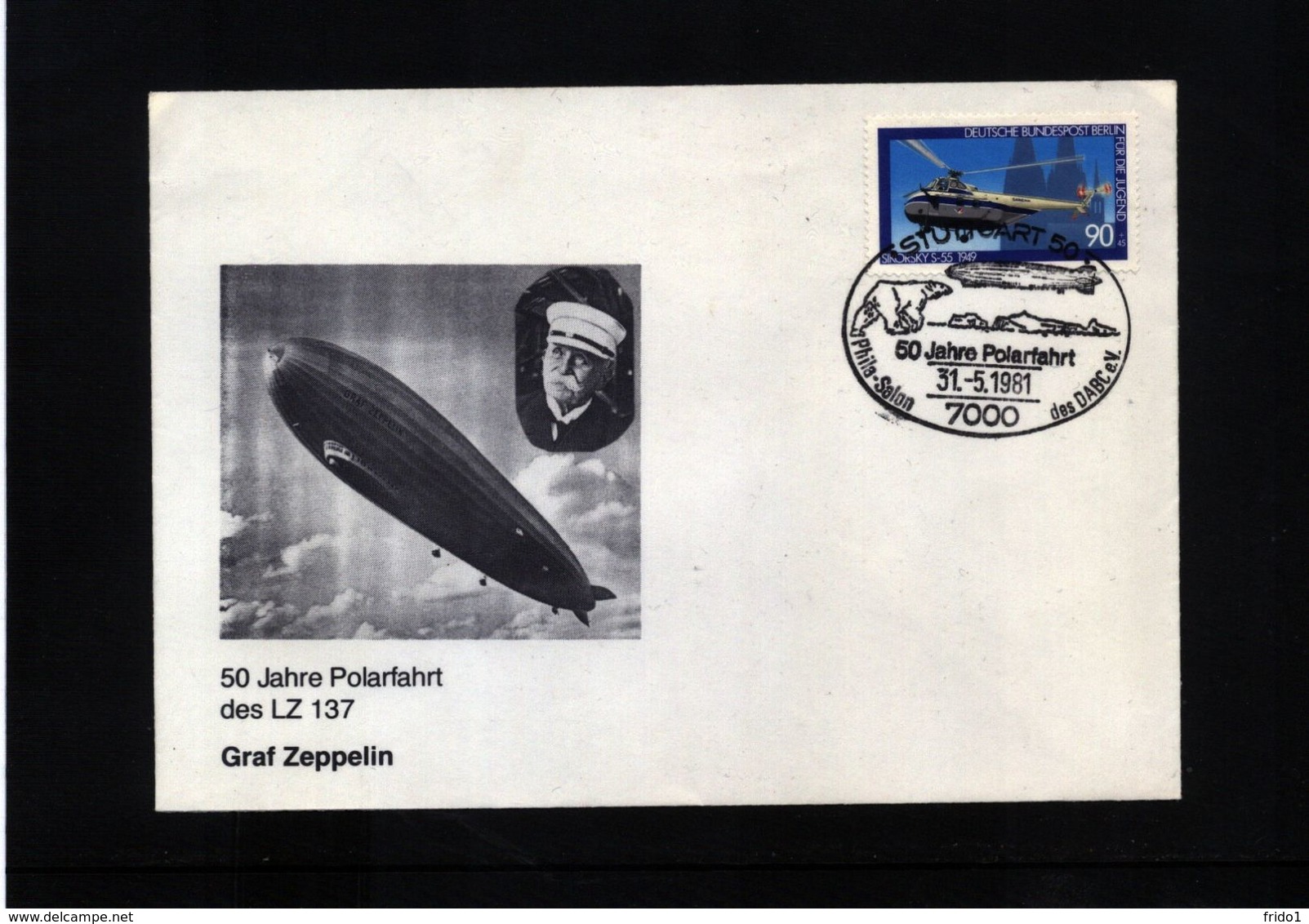 Germany 1981 Zeppelin Interesting Cover - Zeppelines