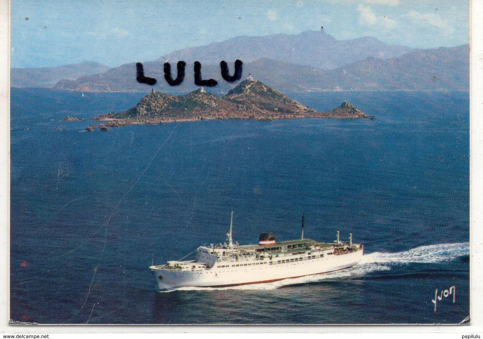 DEPT 20-2A : édit. Yvon N° 104623 :Ajaccio Les Iles Sanguinaires Sentinelles A L Entrée Du Golfe ( Photo A Perceval ) - Ajaccio