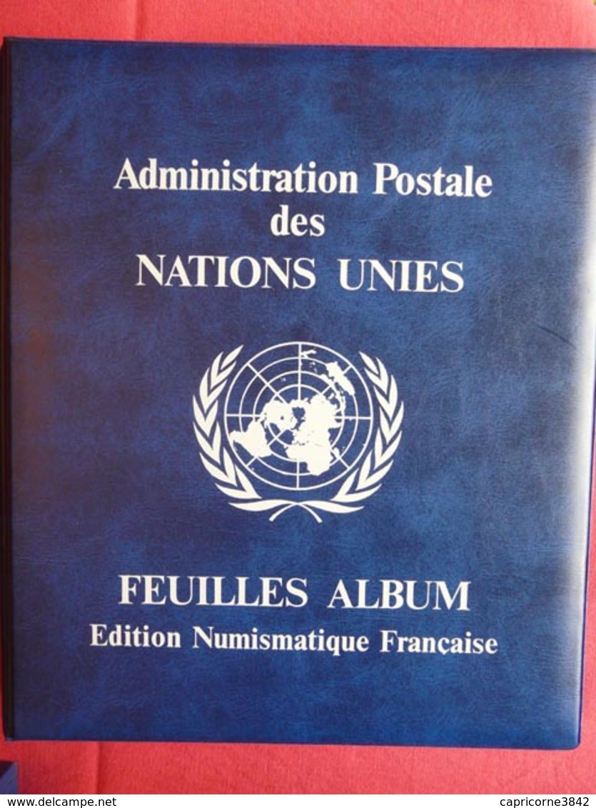 Album De L'Administration Postale Des Nations Unies - Avril 1981 à Janvier 1982 - Collections (en Albums)