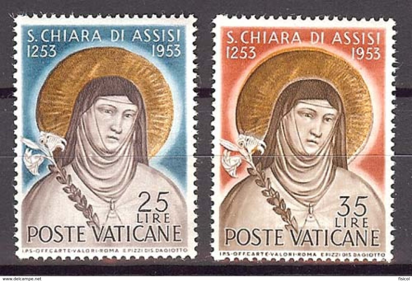1953 - VATICAN - Scott #169-170 - MNH VF ** - Unused Stamps
