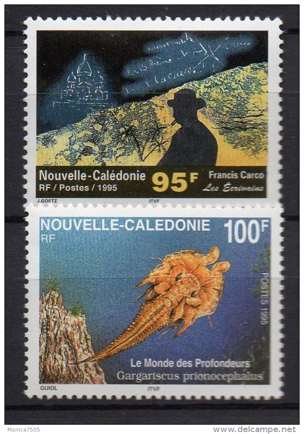 NOUVELLE-CALEDONIE ( POSTE ) : Y&amp;T N°  701/702  TIMBRES  NEUFS   SANS  TRACE  DE  CHARNIERE , A  VOIR . - Unused Stamps