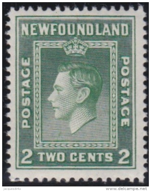 Newfoundland          .   SG   .      268       .      **     .      MNH    .   /   .     Postfris - 1908-1947