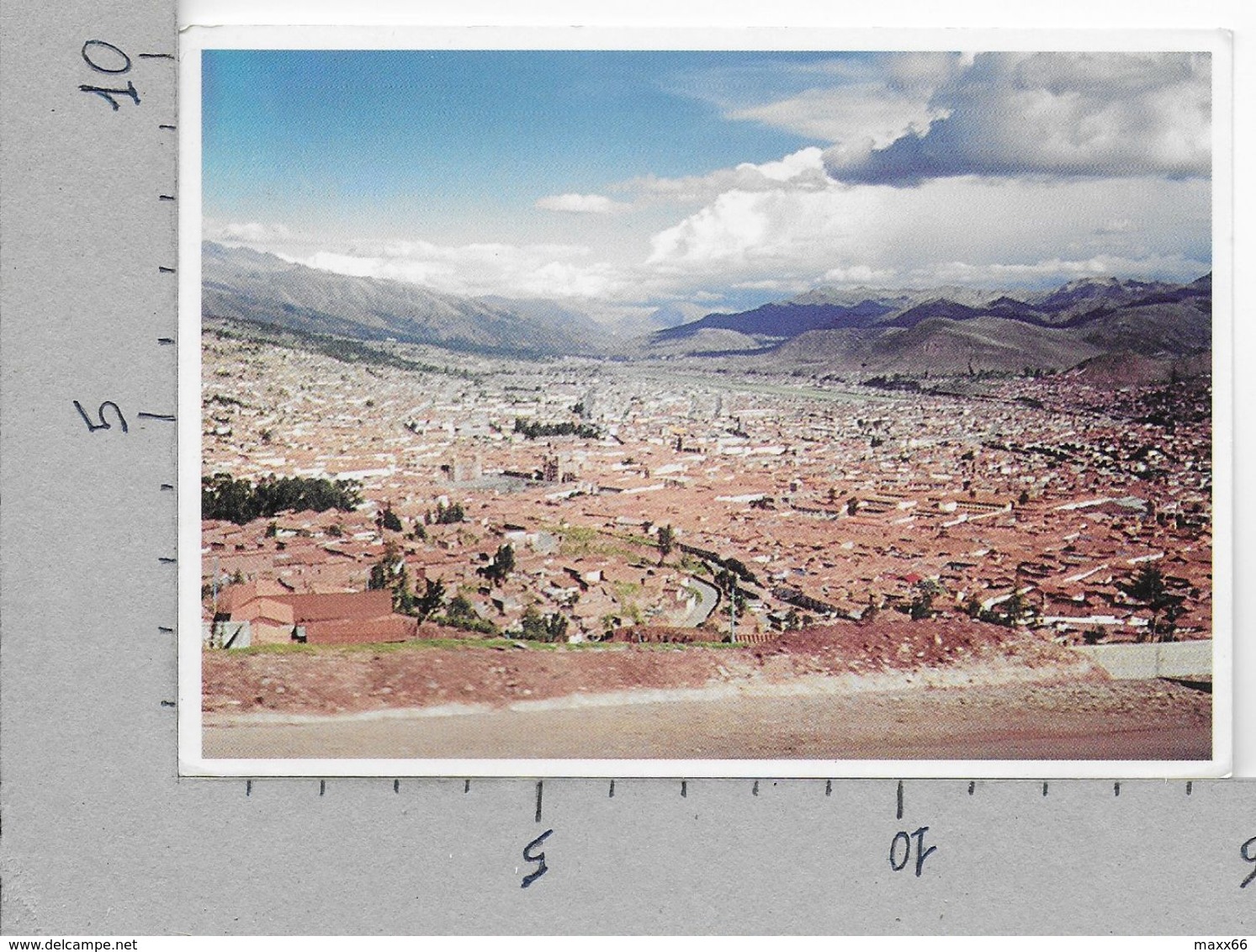 CARTOLINA VG PERU - CUSCO - Landscape - 10 X 15 - ANN. 1999 - Perù