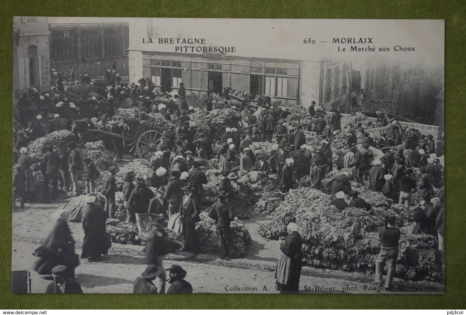 MORLAIX - Le Marché Aux Choux - Série La Bretagne Pittoresque - Belle Carte Animée - Morlaix