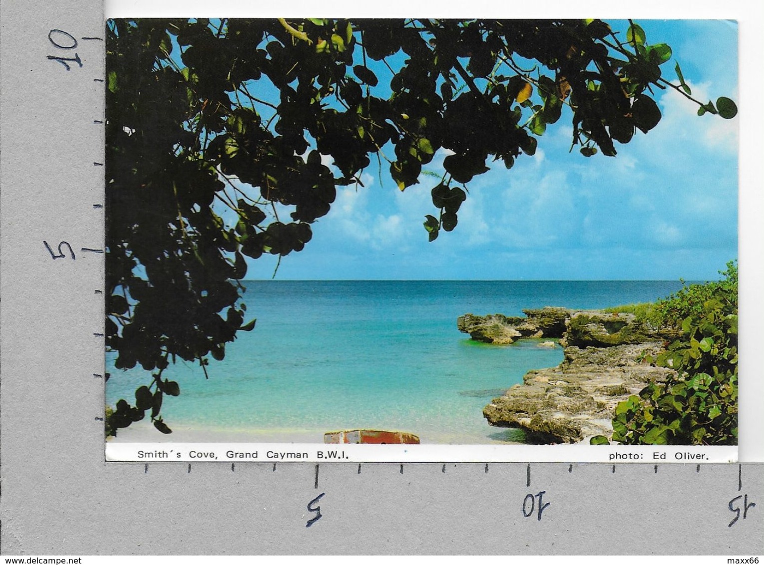 CARTOLINA VG CAYMAN - GRAN CAYMAN - Smith's Cove - 10 X 15 - ANN. 1979 - Caimán (Islas)