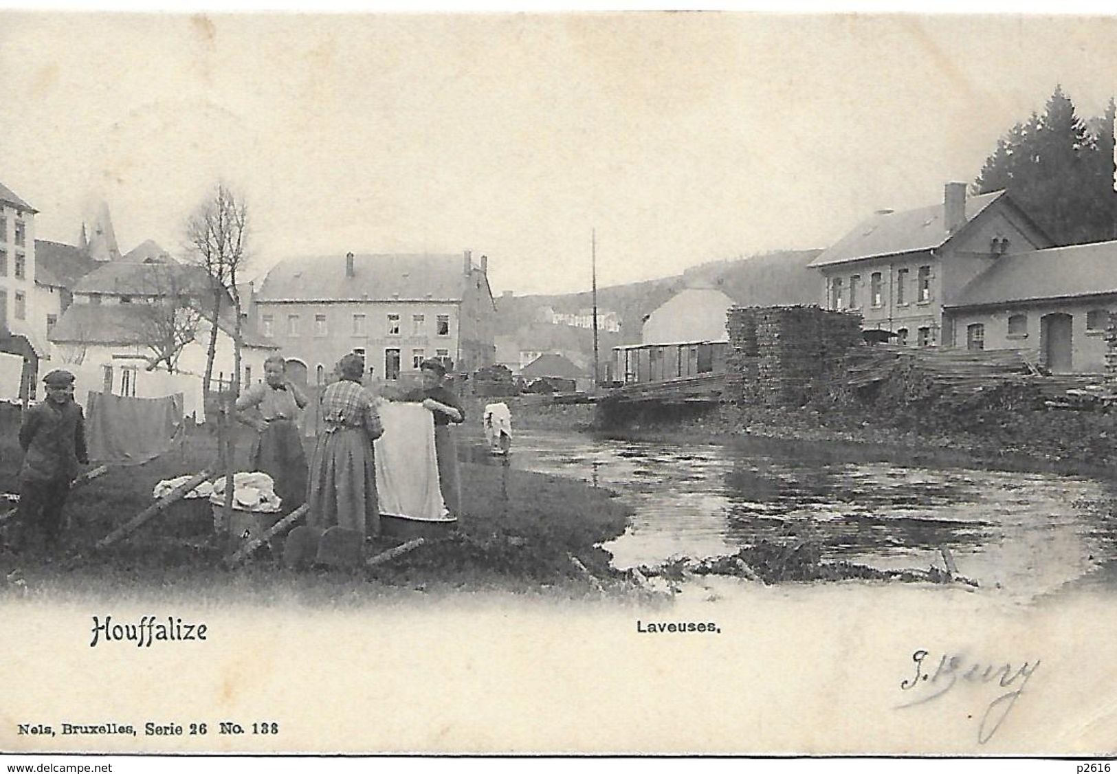 BELGIQUE -   1905 -  HOUFFALIZE -  LAVEUSES - Autres & Non Classés