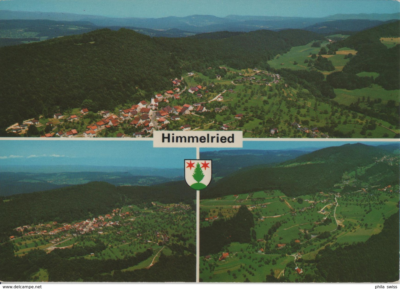 4249 Himmelried-Dorf SO Mit Schindelboden-Steffen U. Kastelhöhe - Flugaufnahme - Autres & Non Classés