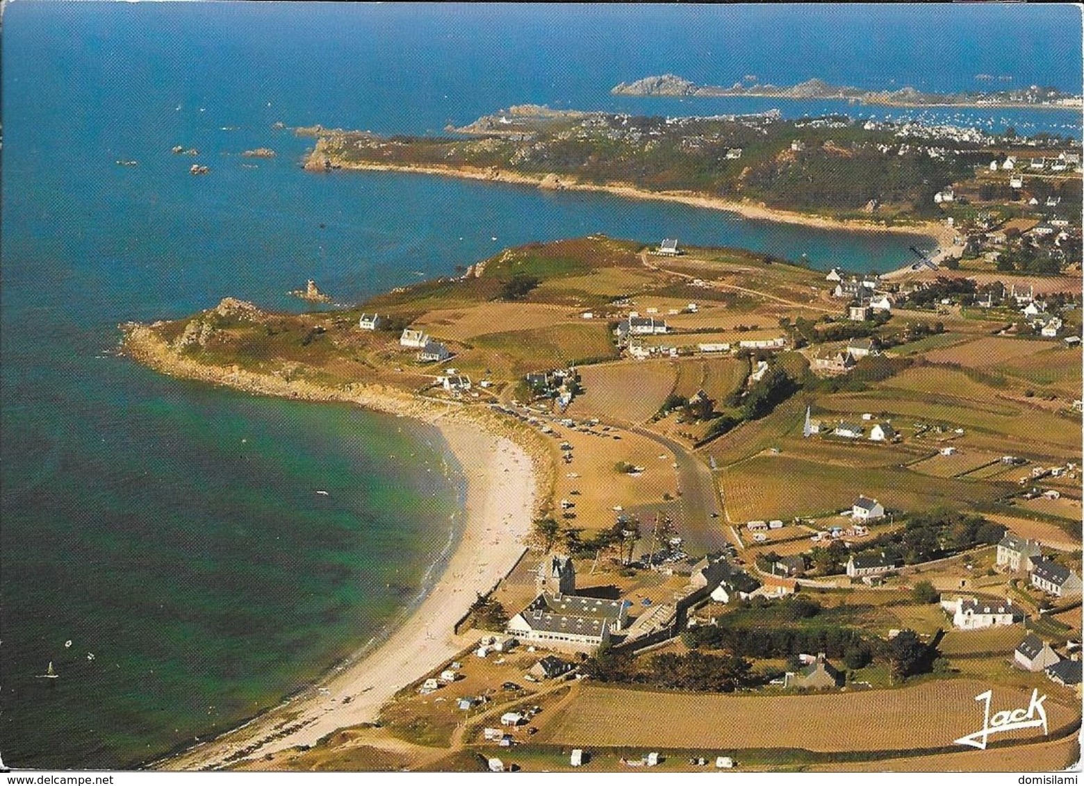 PLOUGASNOU. Vue De St Samson Et La Plage Du Guerzit - Other & Unclassified