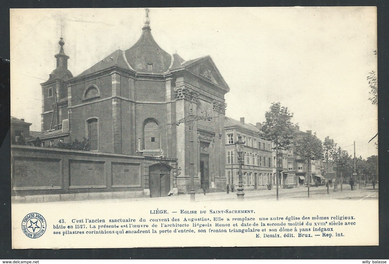 +++ CPA - LIEGE - Eglise Du St Sacrement - Desaix  // - Liege