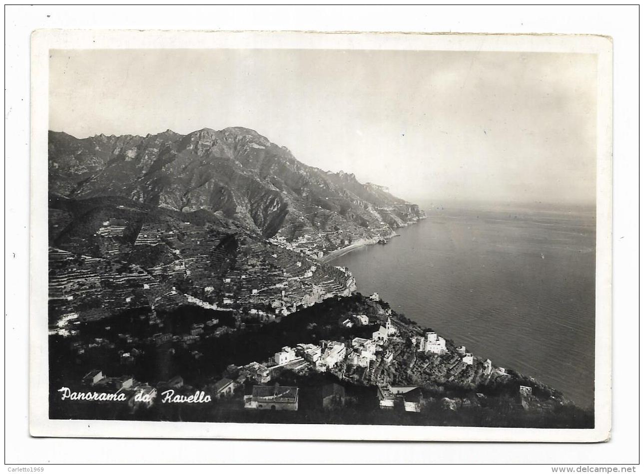 PANORAMA DA RAVELLO  VIAGGIATA FG - Salerno