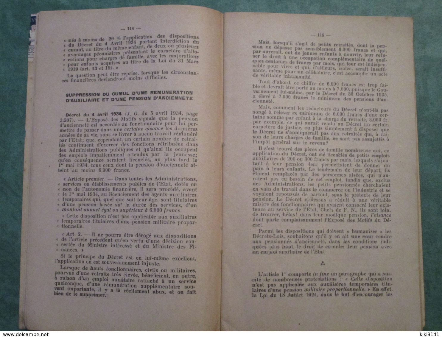 Ligue Des Fonctionnaires Pères Ou Mères De Famille Nombreuse - Bulletin Officiel - N°3 Décembre 1935 (86 Pages) - Décrets & Lois