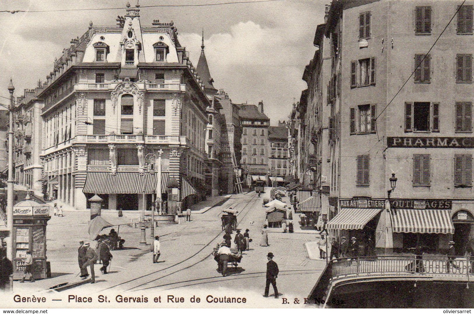 Suisse  Geneve Rue De Coutance - Genève