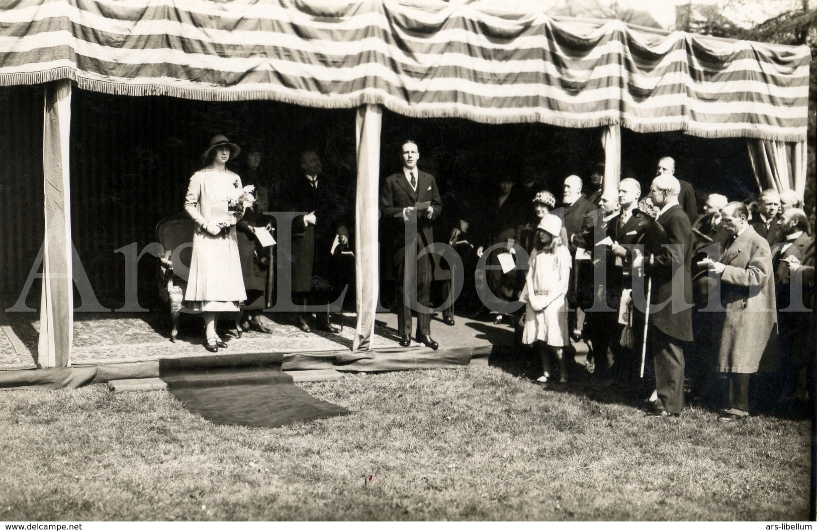 Postcard / ROYALTY / Belgique / Italy / Princesse Marie José / Maria José Del Belgio / L'arbre L'amitié Belgo Américaine - Feesten En Evenementen