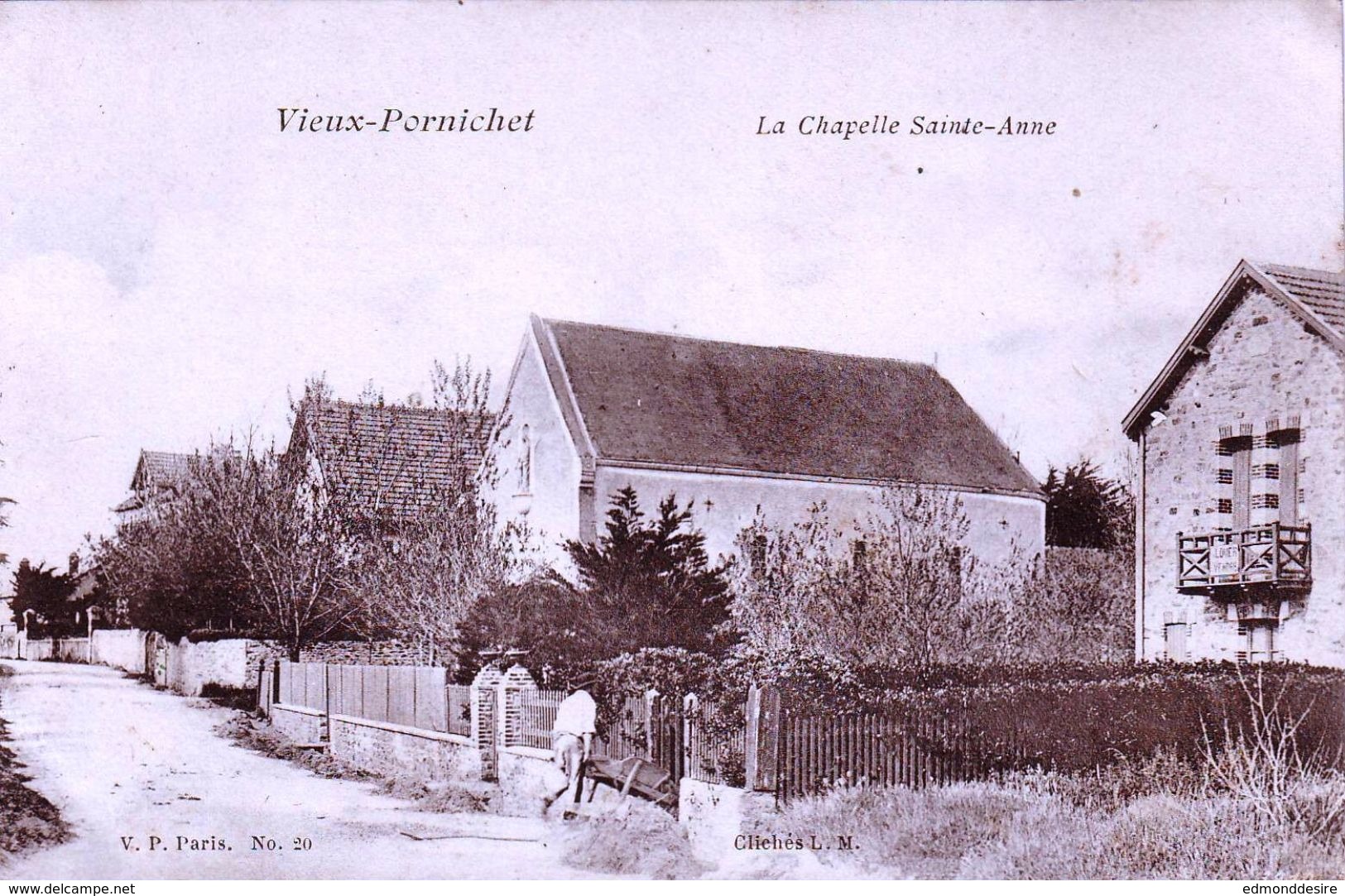 Cpa VIEUX PORNICHET  : La Chapelle Sainte-Anne - Pornichet