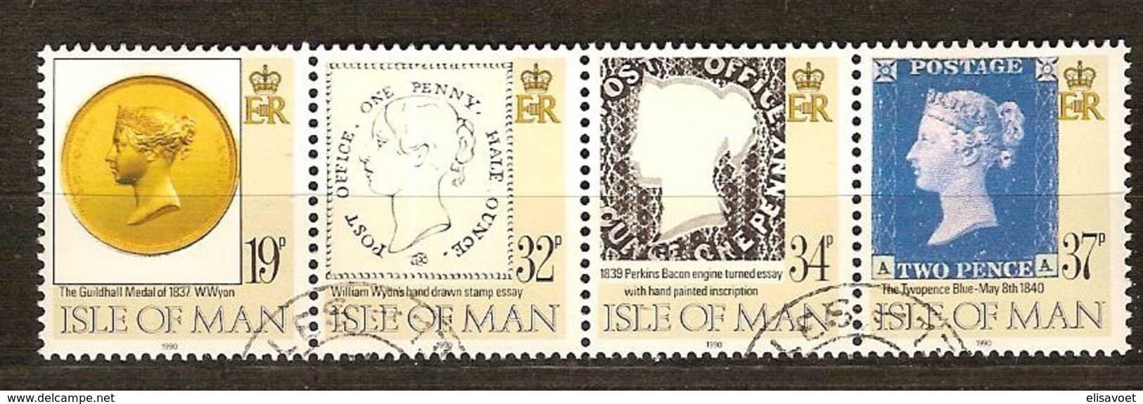 Île De Man 1990 Yvertn°  461-464  (°) Oblitéré Used Cote 8,50 Euro - Man (Ile De)