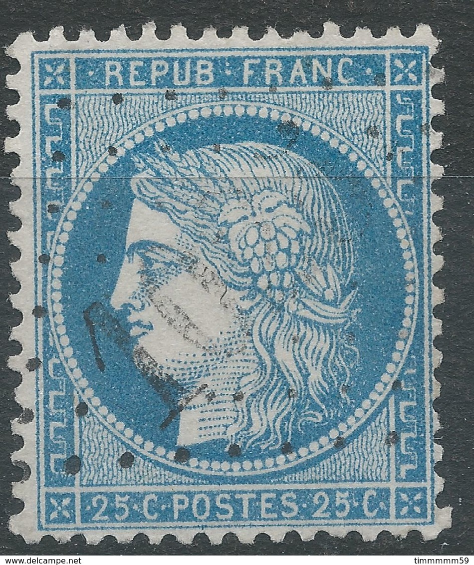 Lot N°40506   Variété/n°60, Oblit GC 1025 Cierp, Haute-Garonne (30), Ind 6, Filet Coin NORD EST - 1871-1875 Ceres