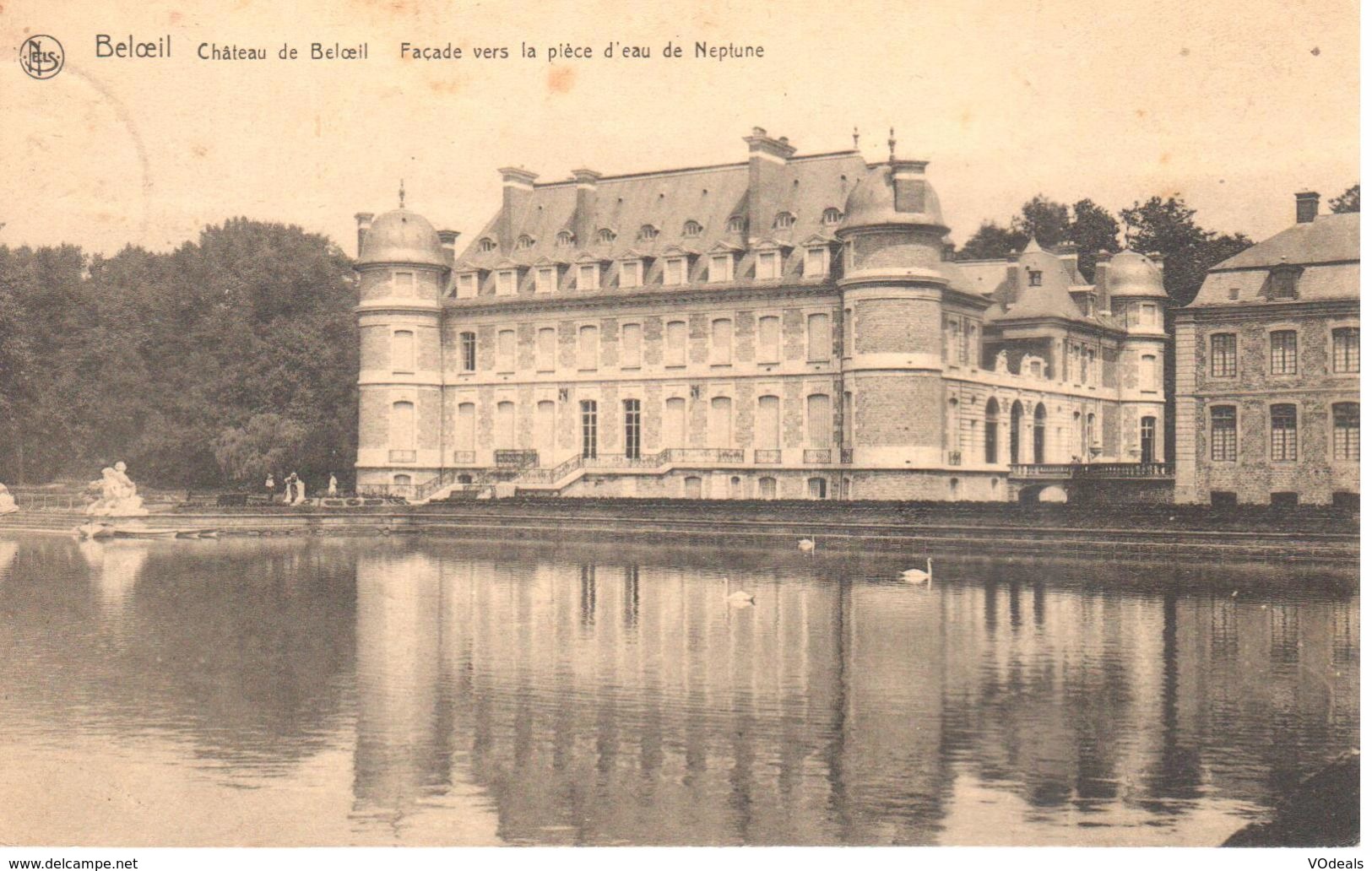 Beloeil - CPA - Le Château - Façade D'eau De Neptune - Beloeil