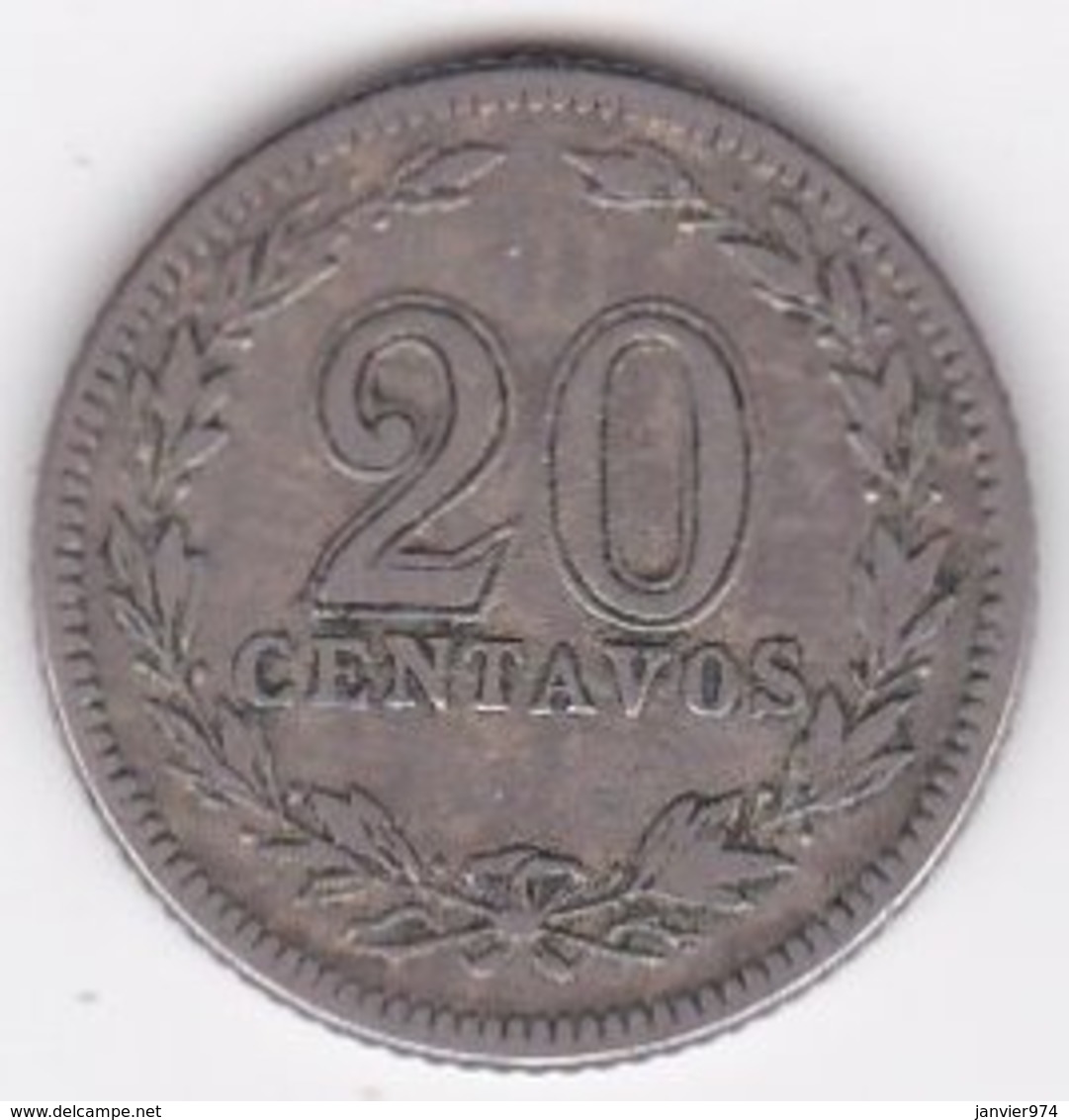 Argentine 20 Centavos 1897 KM# 36 - Argentine