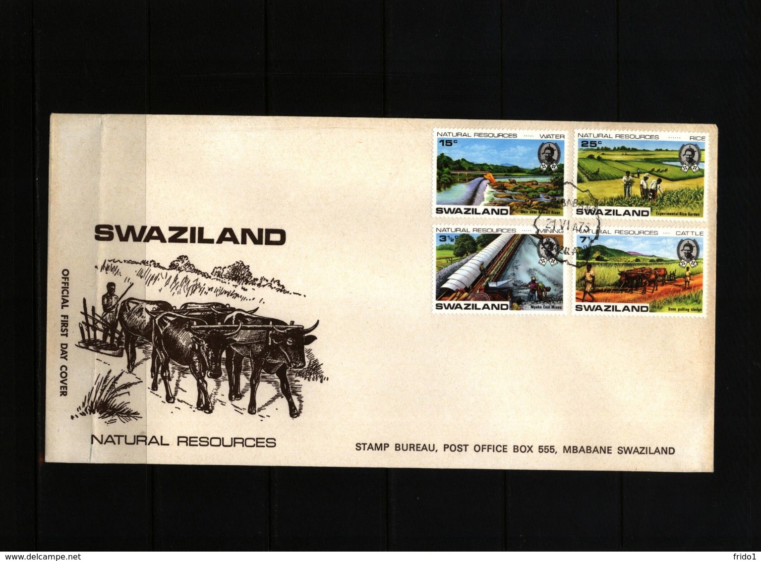 Swaziland 1973 National Resources FDC - Swaziland (1968-...)