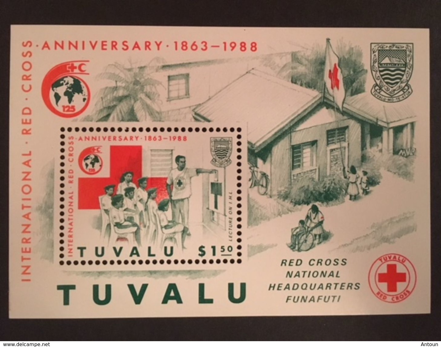 Tuvalu 1988 Red Cross - Tuvalu