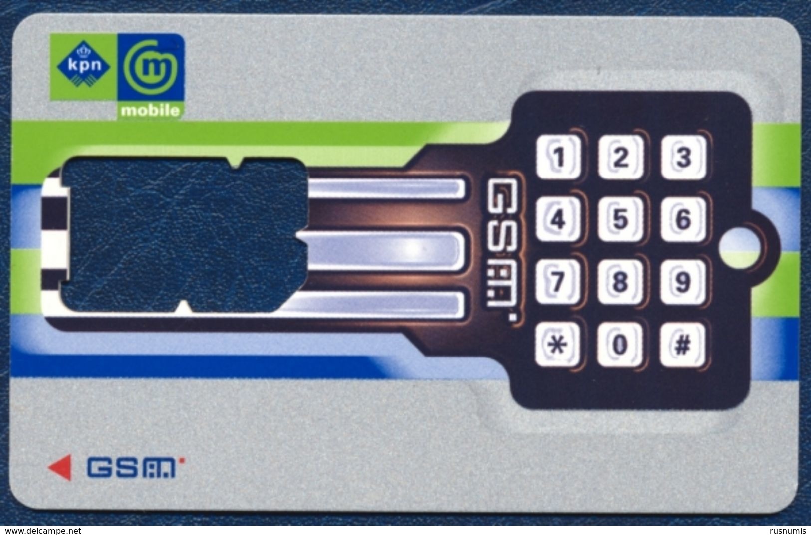 NETHERLANDS - HOLLAND - Pays-Bas - Niederlande - Olanda - Nederland KPN MOBILE GSM (SIM) CARD USED FRAME - Cartes GSM, Prépayées Et Recharges