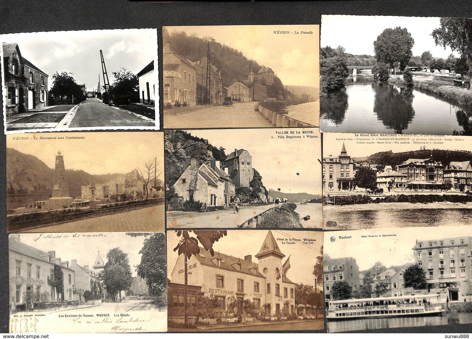 Province De Namur - Lot Sélectionné De 96 Cartes PK's (animée, Précurseur,  Peu Vue...) - 5 - 99 Postkaarten
