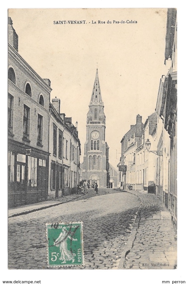 (18856-62) Saint Venant - La Rue Du Pas De Calais - Autres & Non Classés