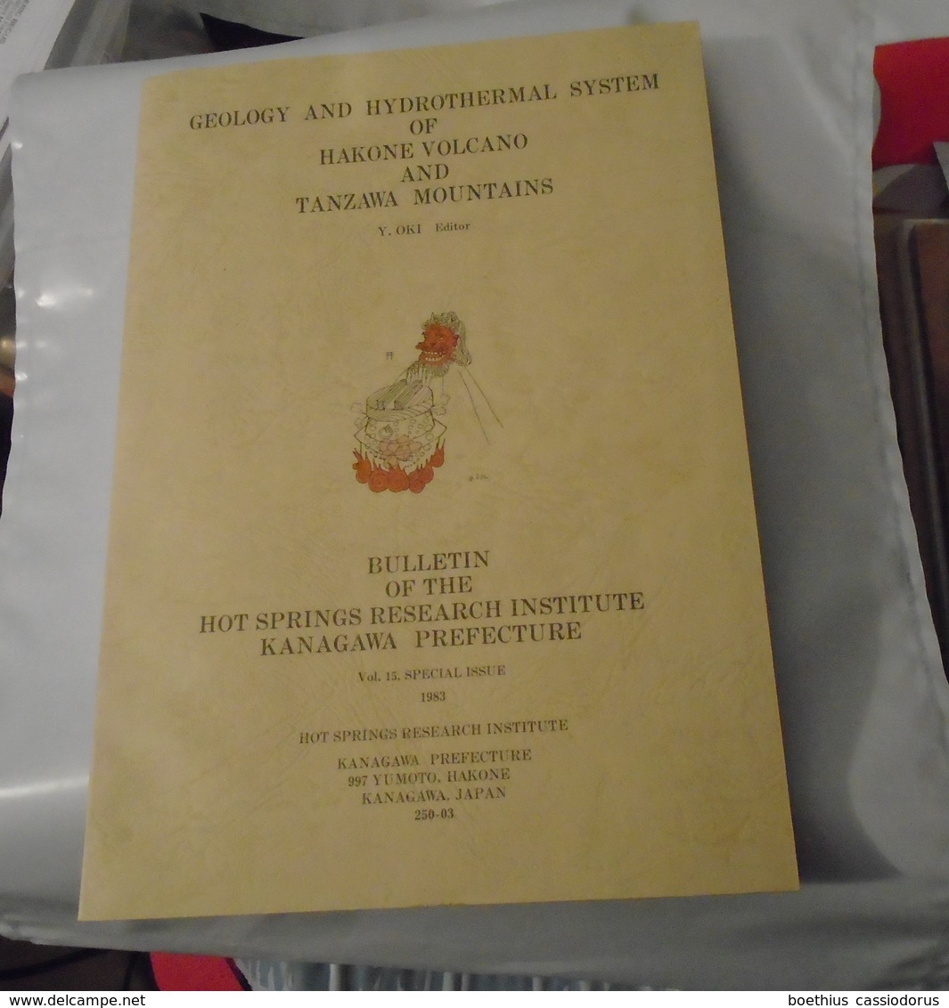 GEOLOGIE JAPON VOLCANOLOGIE : GEOLOGY AND HYDROTHERMAL SYSTEM OF HAKONE VOLCANO AND TANZAWA MOUNTAINS - Geowissenschaften