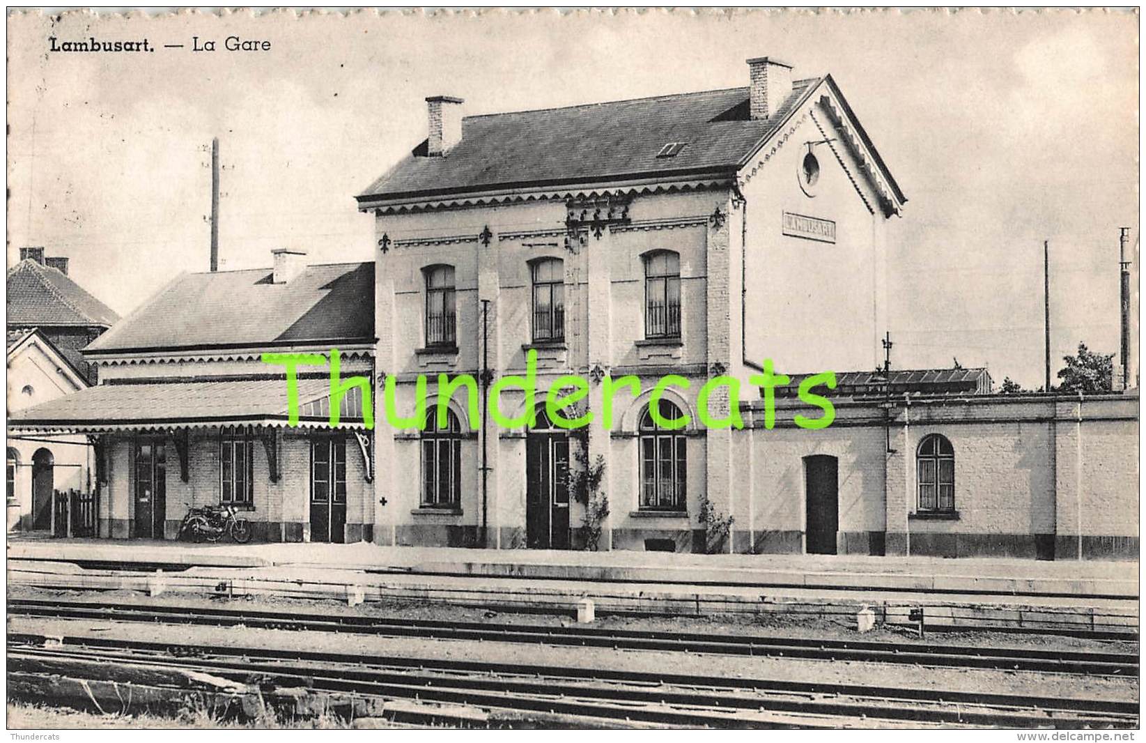 CPA  LAMBUSART LA GARE - Fleurus