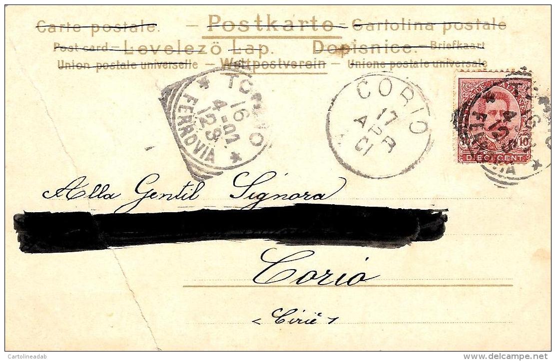 [DC11551] CPA - BELLA CARTOLINA ILLUSTRATA - Viaggiata 1901 - Old Postcard - Non Classificati