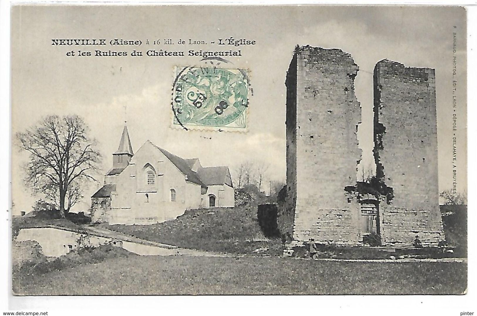 NEUVILLE - L'Eglise Et Les Ruines Du Château Seigneurial - Autres & Non Classés