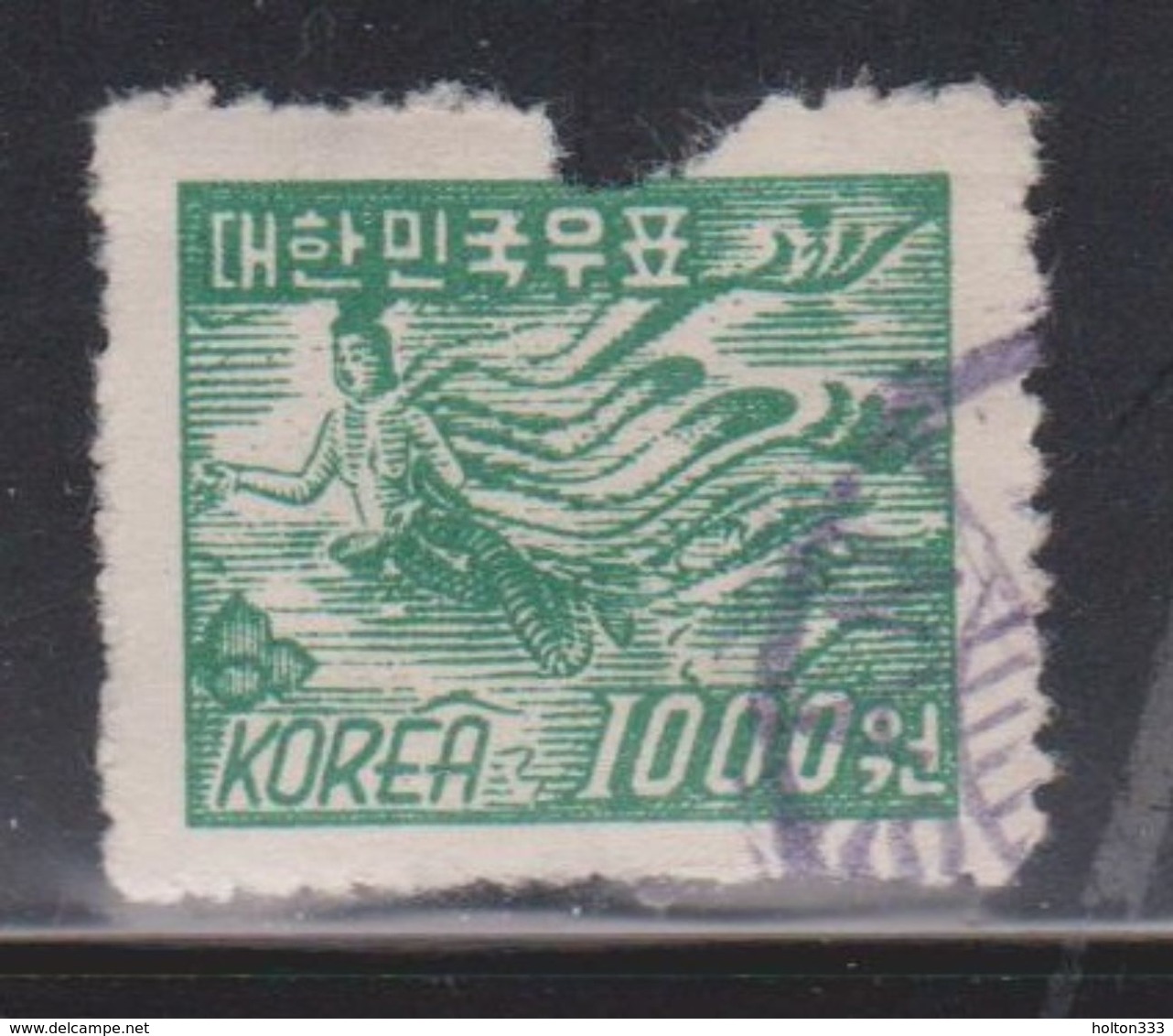 KOREA Scott # 187c Used - Damaged Spacefiller - Korea (...-1945)