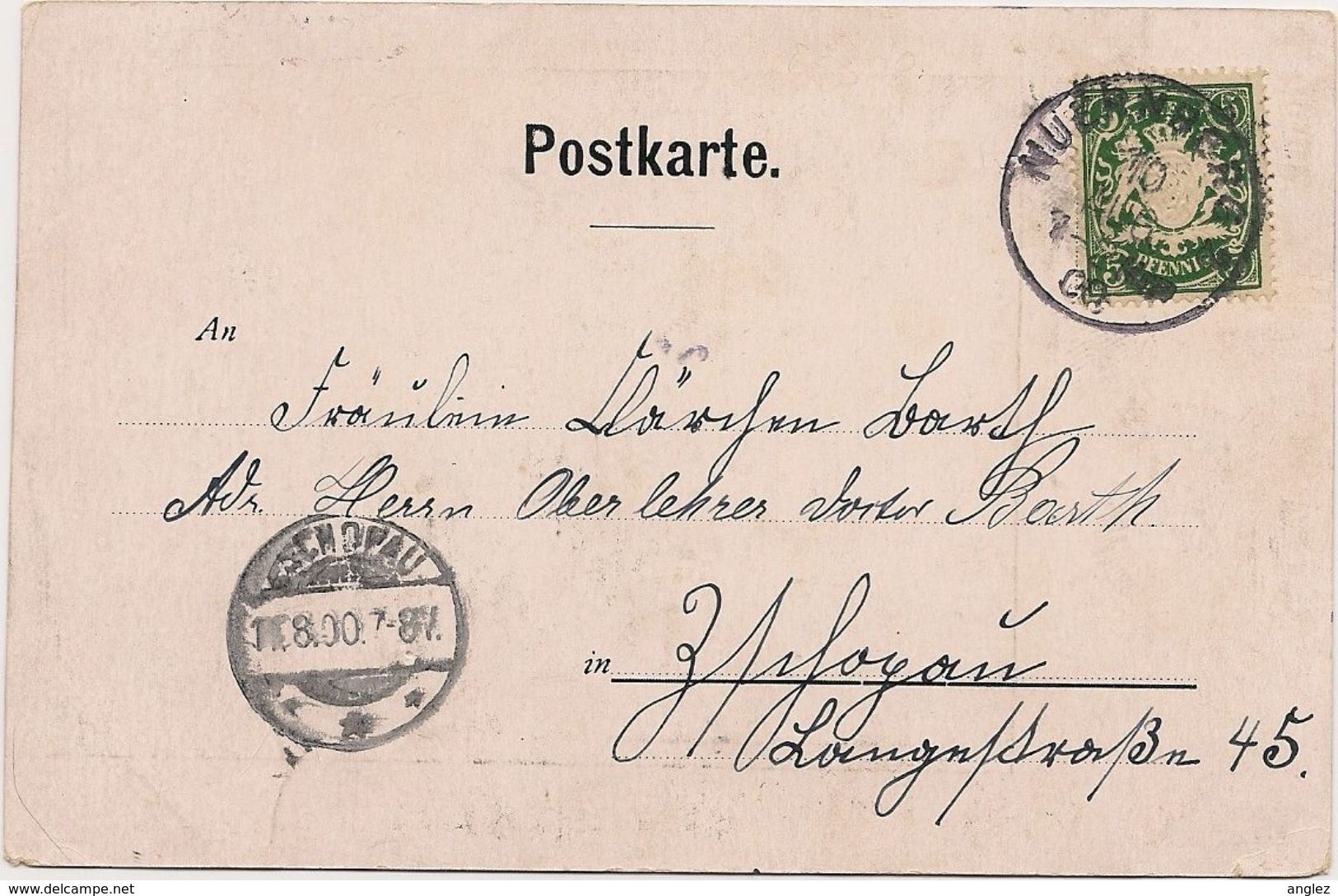 Germany Deutschland - Nurnberg / Nuernberg - Lorenzkirche - Posted 1900 - Nürnberg