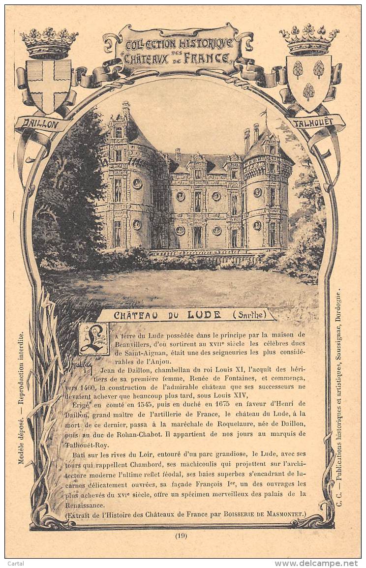 72 - Château De LUDE - Autres & Non Classés