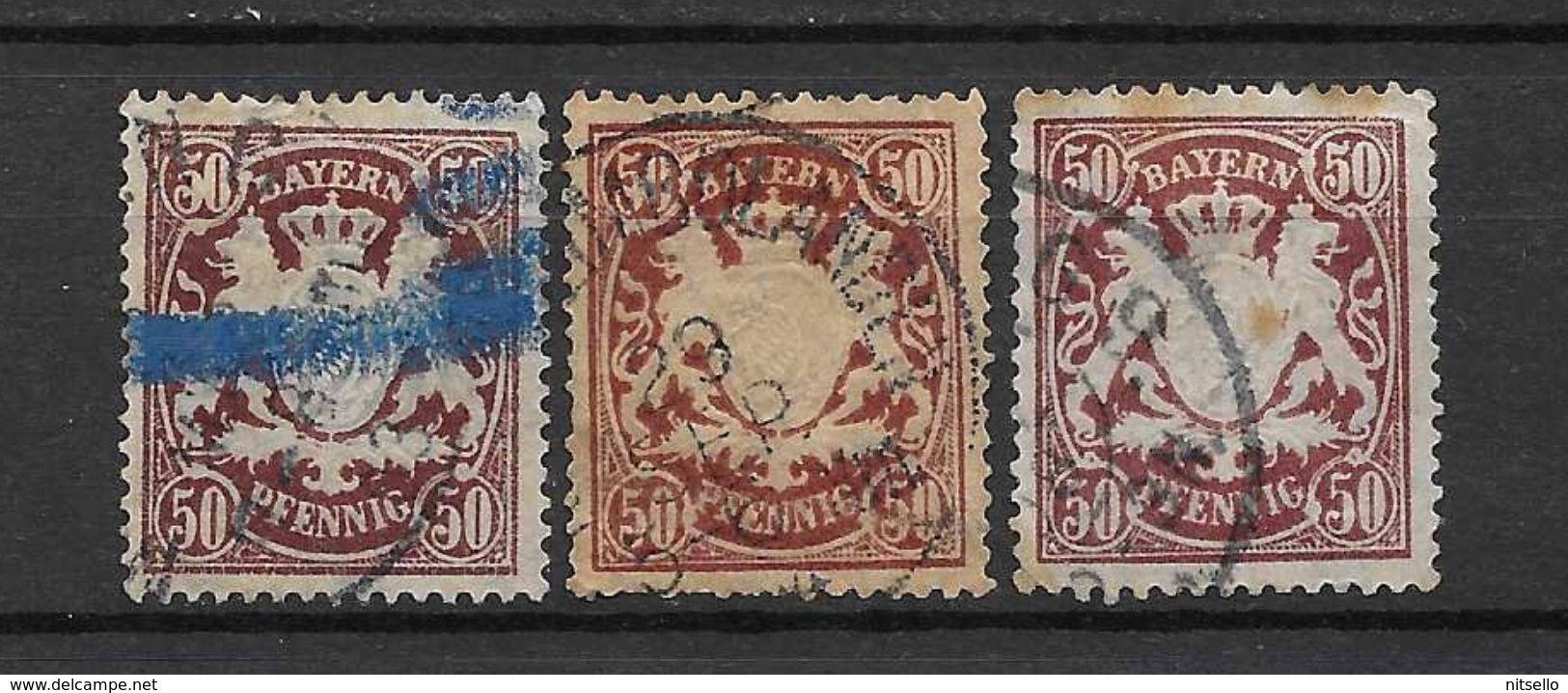 LOTE 1629  ///    ALEMANIA  BAVARIA   YVERT Nº:  70   ¡¡¡ LIQUIDATION !!! - Usados