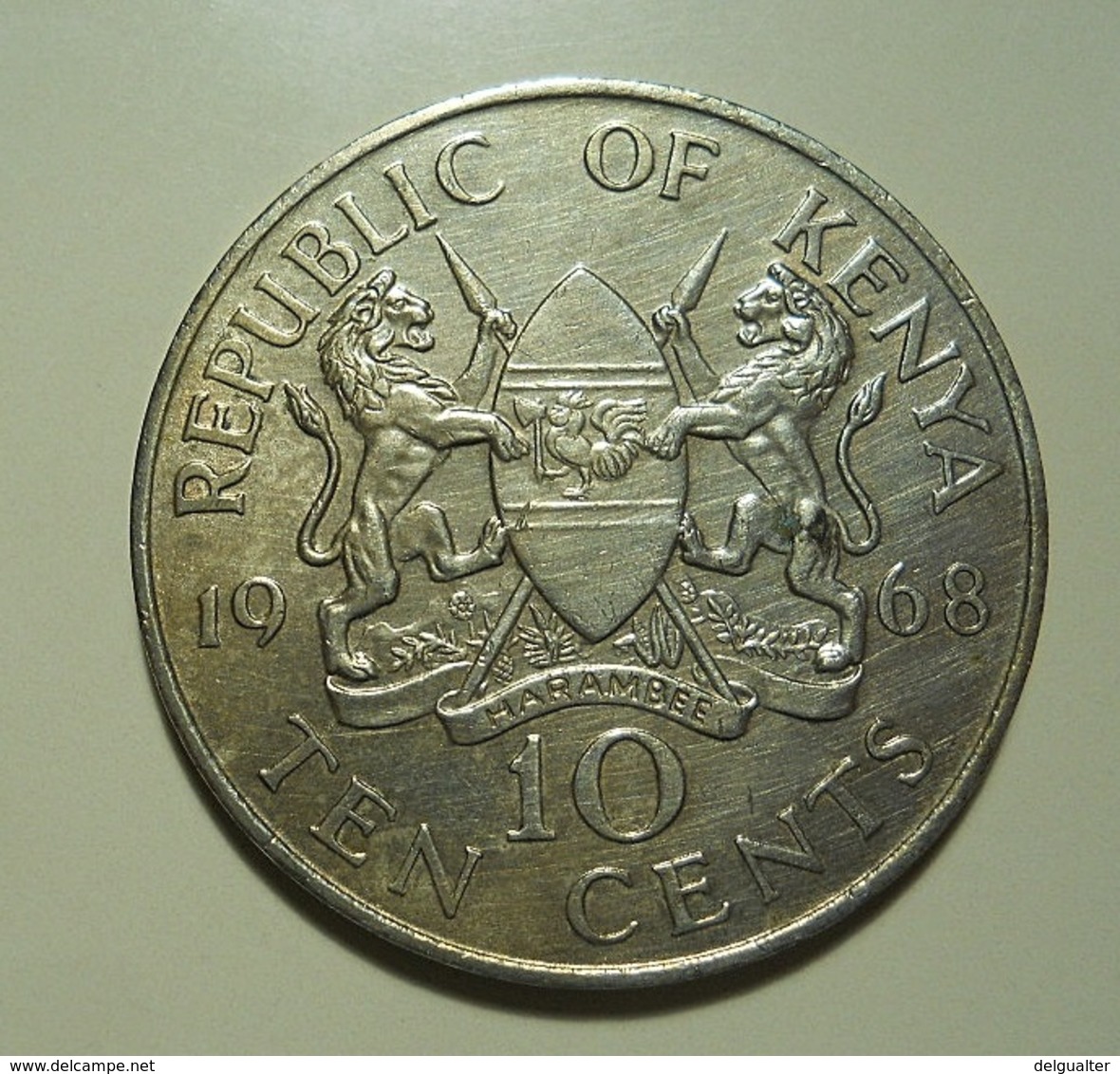 Kenya 10 Cents 1968 - Kenya