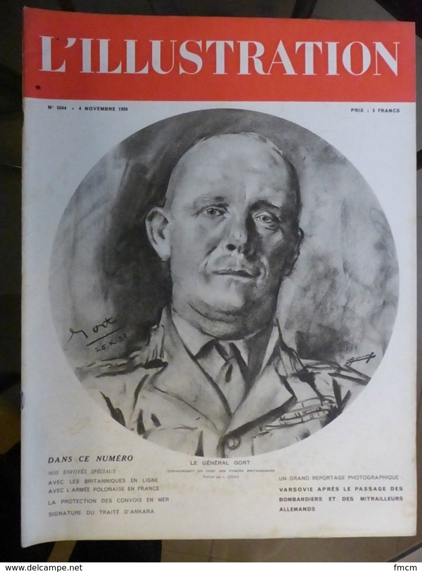 L'Illustration N° 5044 4 Novembre 1939 - L'Illustration