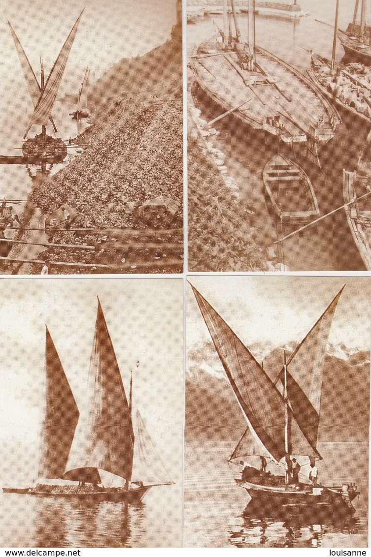 18 / 2 / 175  -    LOT  DE  7  BARQUES  DU  LÉMAN  -  Toutes Scanées - 5 - 99 Cartes