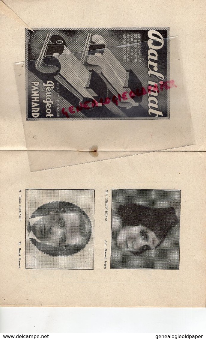 75- PARIS- PROGRAMME THEATRE ODEON-1931-1932- LA VIE D' UNE FEMME-DARRAS-ROGER CLAIRVAL-SAINT GEORGES DE BOUHELIER- - Programmes