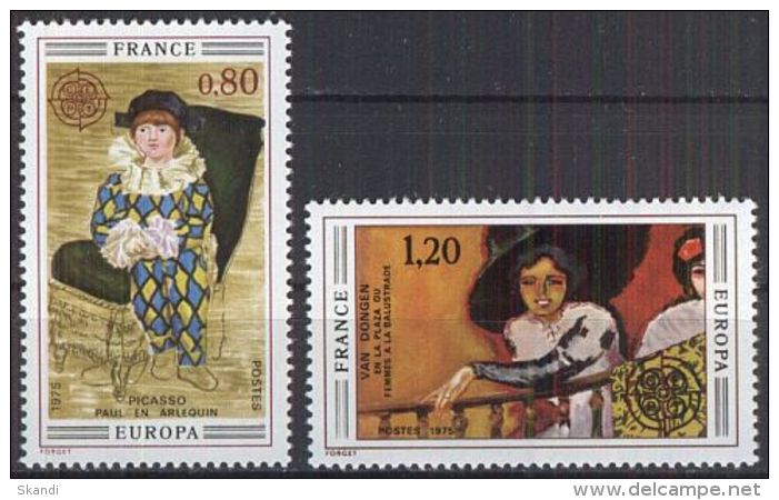 FRANKREICH 1975 Mi-Nr. 1915/16 ** MNH - CEPT - Ungebraucht