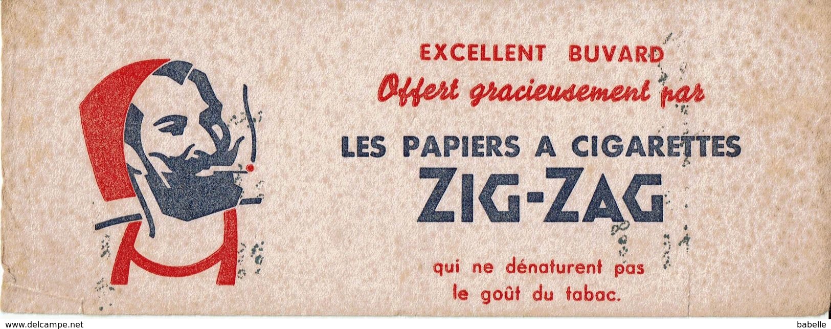 Buvard " ZIG-ZAG" Offert Par Les Papiers à Cigarettes....qui Ne Dénature Pas - Tabaco & Cigarrillos