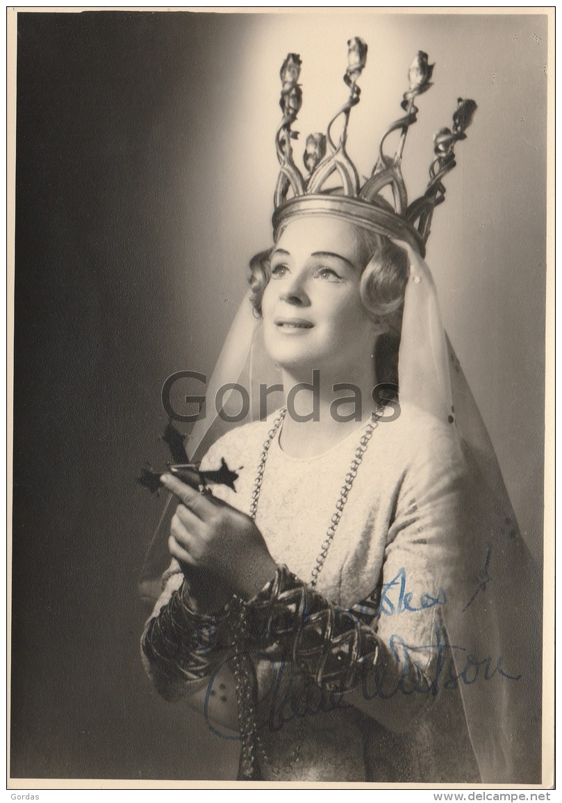 Austria - Wien - Claire Watson - Opera Singer - Original Autograph - Photo 120x180mm - Fotos Dedicadas