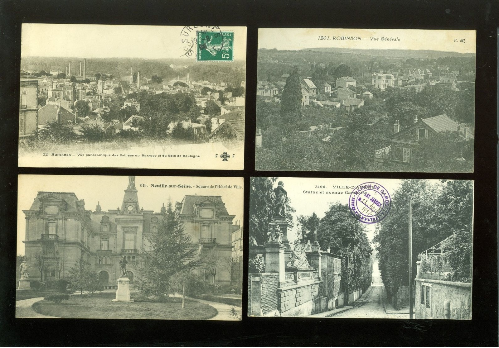 Beau lot de 60 cartes postales de France  Hauts - de - Seine  Mooi lot van 60 postkaarten van Frankrijk ( 91) - 60 scans