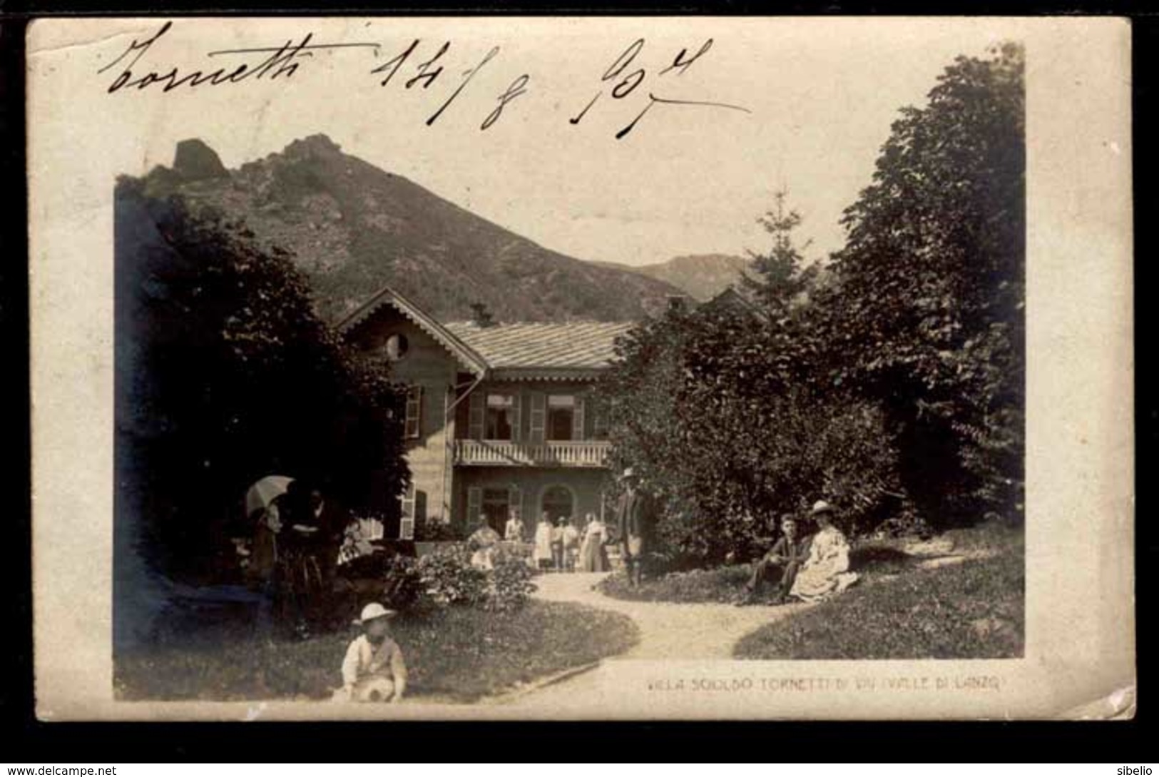 Villa Scioldo TORNETTI Di VIU' (Valle Di Lanzo) - Fotografica - Viaggiata 1907 - Rif. 00559 - Other & Unclassified