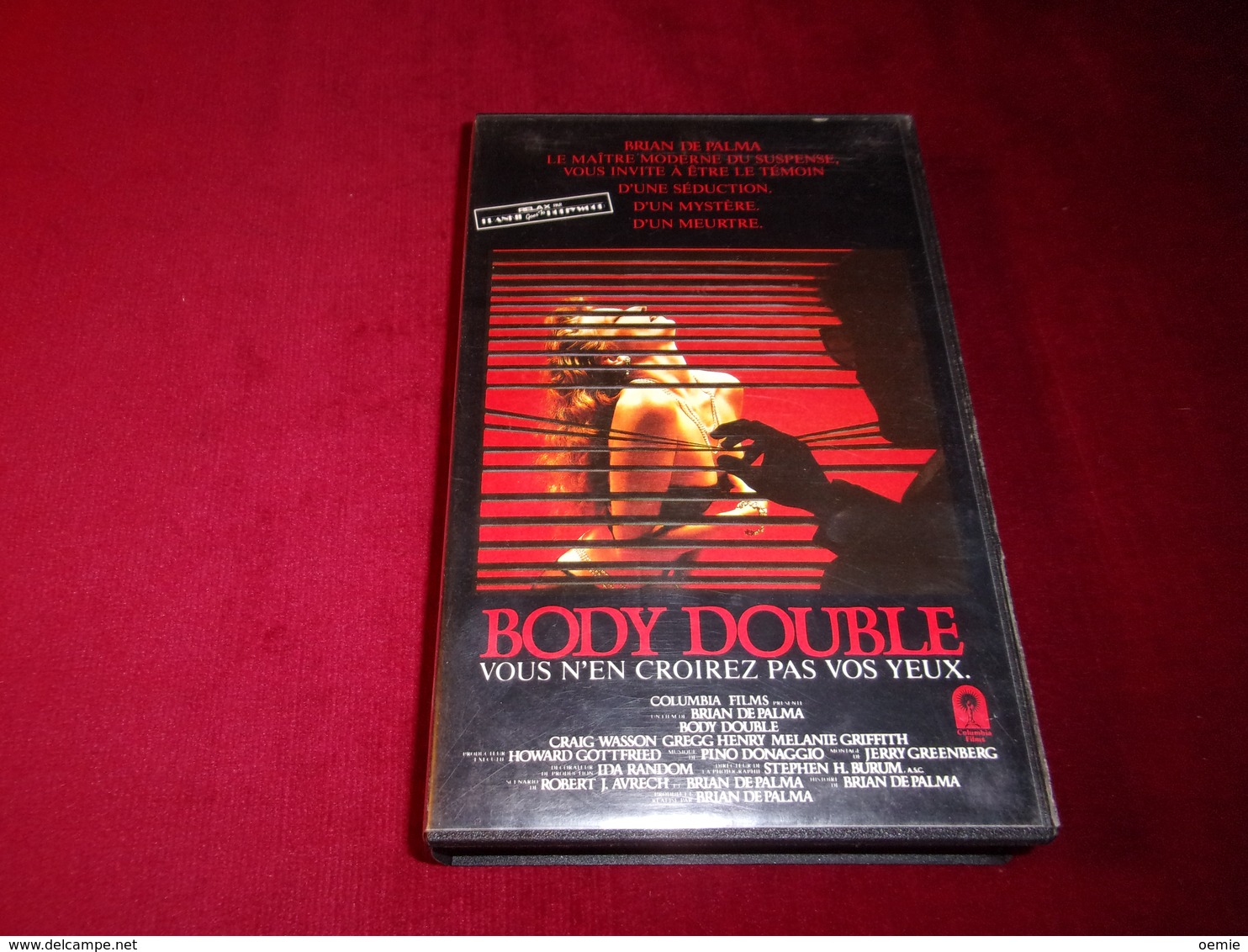 BODY DOUBLE  DE BRIAN PALMA - Krimis & Thriller