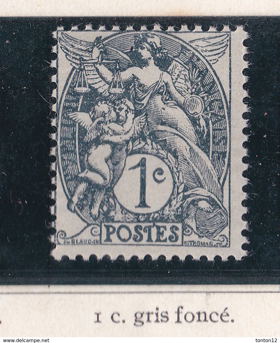 Timbre De 1 CENTIMES Type Blanc - Neufs