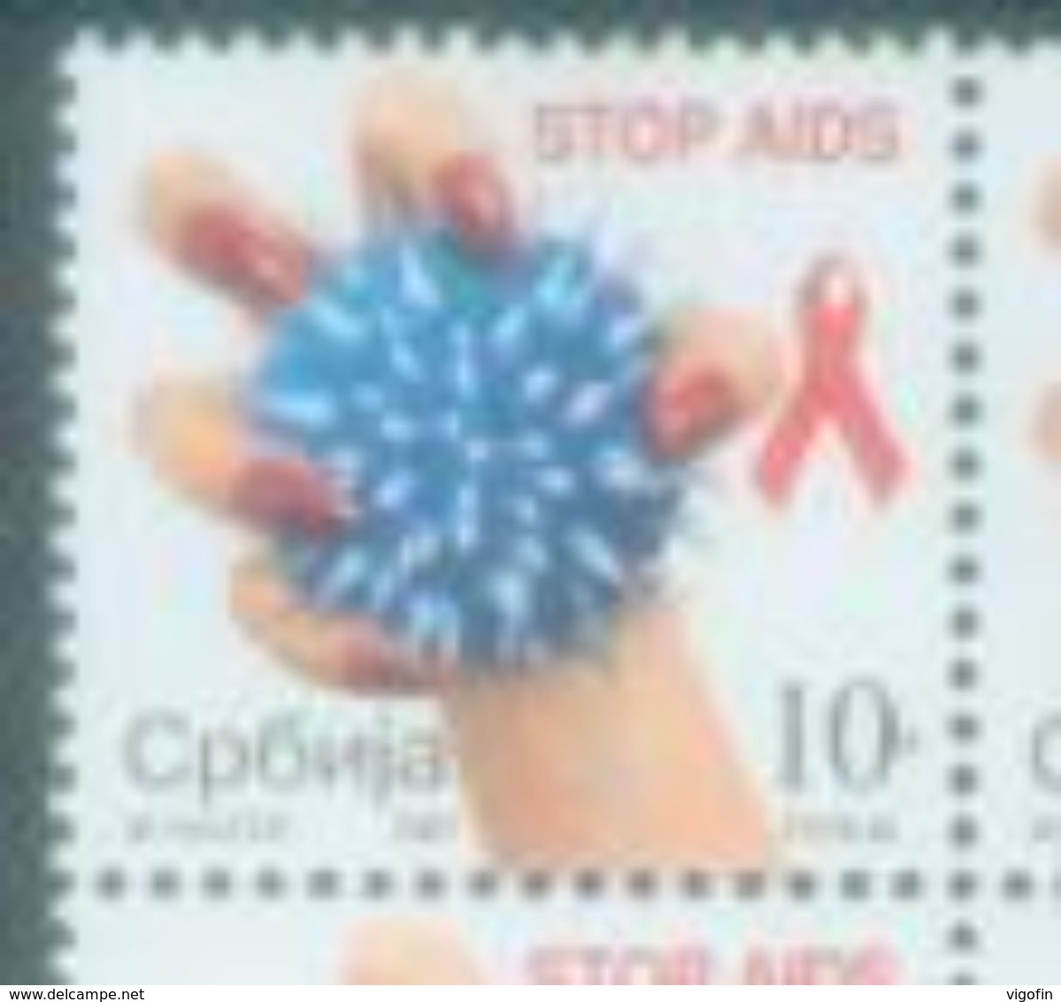 SRB 2007-ZZ13 RED CROSS AIDS, SERBIA, 1 X 1v, MNH - Serbien