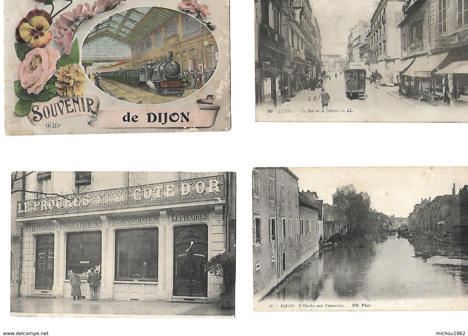 LOT DE 18 CARTES POSTALES DE DIJON - Dijon